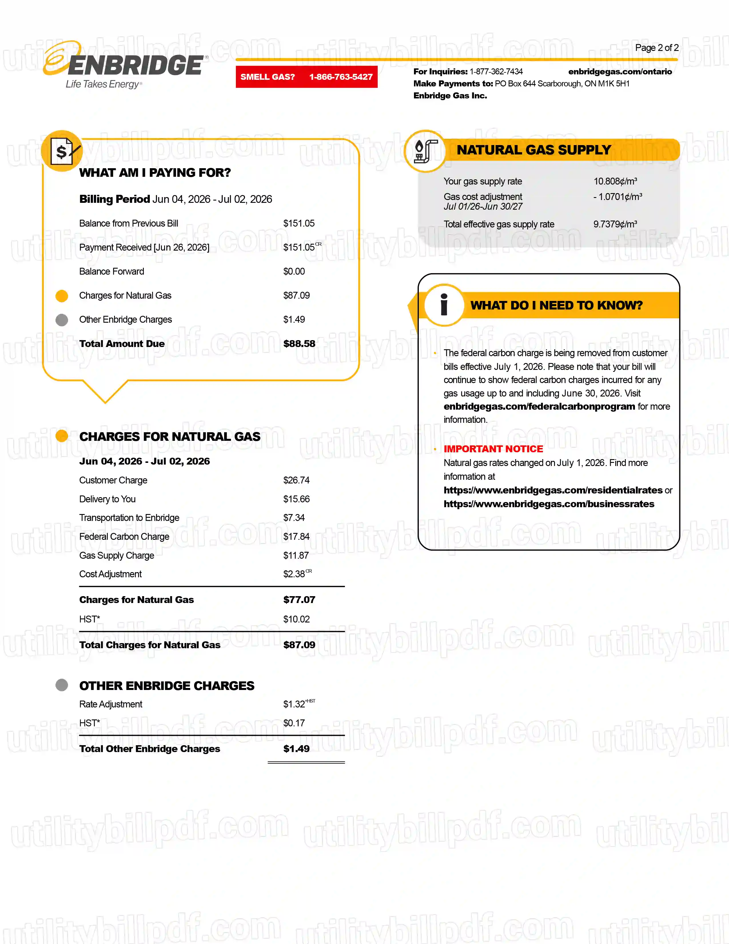 Enbridge Gas - Ontario